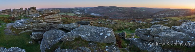 201104_G9_1010670-1010673 Panorama.jpg - Combestone Tor: panorama from 4 images